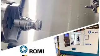 ROMI GL 250M   cutting demo