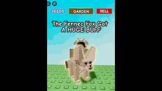 Фенек получил хороший бафф!! #growagarden #roblox