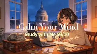 5010 Pomodoro Timer 🍅 Relaxing Piano in London Rain Ambience