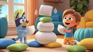 Bluey Made a Snowman in the Kitchen ❄️🍽️ | Nursery Rhymes for Kids & Baby Songs