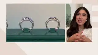 JAI Sterling Silver Gemstone Link Box Chain Double Ring on QVC