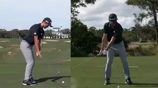 Collin Morikawa Iron Swing in Super Slow-Mo and Slow-Mo,  