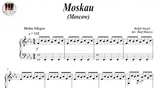 Moskau, Moscow - Dschinghis Khan, Piano Sheet Music