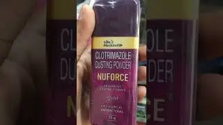 NUFORCE POWDER|स्कीन एलजी॔ के लिये, दाद खांज खुजली के लिये|#antifungal #antibacterial #shortsvideo