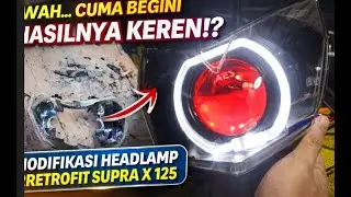 Retrofit Supra X 125 Pakai Biled Turbo, Hasilnya Bikin percaya diri!