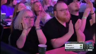 ANDREAS HARRYSSON PINGS 81 TO TAKE 2-1 SET LEAD VS JONNY CLAYTON 2026 WORLD DARTS CHAMPIONSHIP