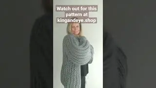 Chunky Cardigan Knitting Pattern #shorts