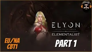 ELYON A:IR CBT1 Gameplay - ELEMENTALIST - Part 1 (no commentary)