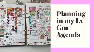 PLANNING IN MY LOUIS VUITTON GM AGENDA//LV GM AGENDA// #TRICKAPLANS #CUTENESSSQUAD #LVAGENDA #LVGM