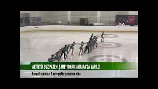 ARTİSTİK BUZ PATENİ ŞAMPİYONASI ANKARA'DA YAPILDI