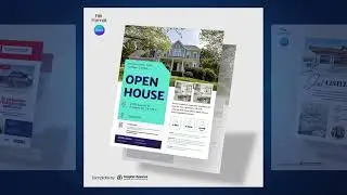 Real Estate Flyer Design  Canva Marketing Templates