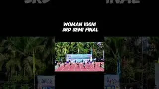 Women&rsquo;s 100m Semi Final 🔥 | AIU Athletics 2025&ndash;26 #womens100m #trackandfield
