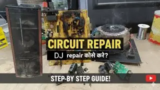 DJ Amplifier JM-12800 Box Repair full details Hindi video | Clarion 