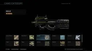 Call of Duty: Modern Warfare (2019) P90 Max Level (50) / All attachments + Gold Camo