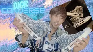 Dior B23 High Top Oblique Sneaker 'Converse' UNBOXING | Keiji Matsumoto