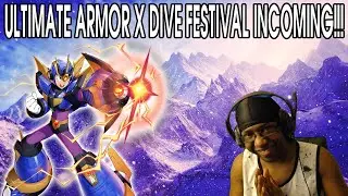 Mega Man X Dive FIRST DIVE FEST BANNER