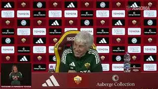 La conferenza stampa di Gian Piero Gasperini alla vigilia di Roma-Sassuolo