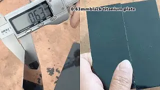 Холодная сварка 0,63мм черной титановой пластины Мгновенное охлаждение при высокой температуре!