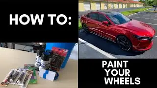 I REPAINTED MY WHEELS (2018 MAZDA 6)