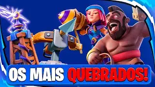20 COMBOS de Cartas mais QUEBRADAS da HIST&Oacute;RIA do Clash Royale