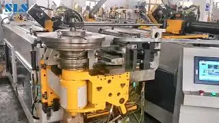 Full Automatic Hydraulic Rectangle Tube Bender Triple Stacks CNC Square Pipe Bending Machine