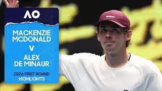 Mackenzie McDonald v Alex de Minaur Highlights | Australian Open 2026 First Round