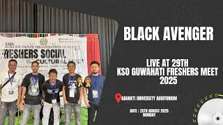 Black Avenger Live | KSO-G FRESHERS MEET 2025 |