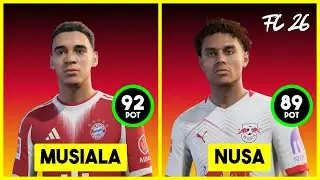 FC 26 | BUNDESLIGA U-23 PLAYERS WITH REAL FACES AND RATINGS