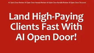 AI Open Door Review AI Open Door Honest Review AI Open Door Bundle Review AI Open Door Discount