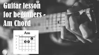 Guitar Lessons for beginners - Am Chord