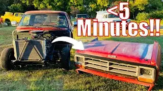 Making A Quick Disconnect Front Clip - Dodge D150 Drag and Drive Truck Build