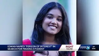 Iowan named as person of interest in case of missing Pittsburgh student, Sudiksha Konanki