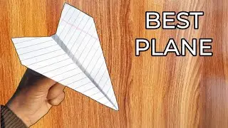 How to fold a Paper airplane |Fly far paper plane banana |Paper plane kaise banaen #1174