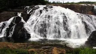 Magpie River Scenic High Falls, Wawa Canada