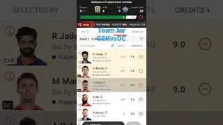 New trending team for #cskvdc #cskvsdc #dcvscsk #drea11team #dream11 #ipl2023 #fantasy #msdhoni