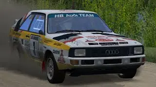 RBR / Gränbäcken - Sweden / Audi Sport Quattro Group B