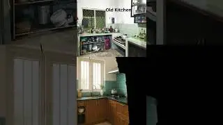 Small Kitchen Transformation | Old to Modern Makeover | Indian kitchen Renovation 2025 | #shorts