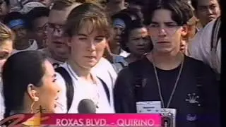 LOREN LEGARDA: Clips from the 1995 Papal Visit Part 3
