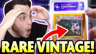 The FIRST GUESS THAT GRADE! Vintage Pokemon Cards Opening!