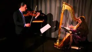 Erik Satie. Gnossienne no.3 for viola and harp