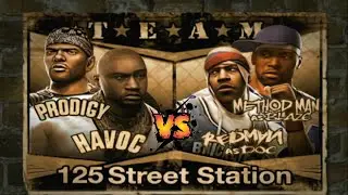 Def Jam Fight For NY | PRODIGY & HAVOC vs DOC & BLAZE | HARD! (PS3 1080p)