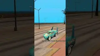 Lightning McQueen vs The King vs Chick Hicks | Crash Testing Cars #gta #crashtest #gaming