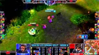 GMB Diamondprox big plays with Lee Sin | GMB vs SK - EU LCS 2014 Spring W8D2