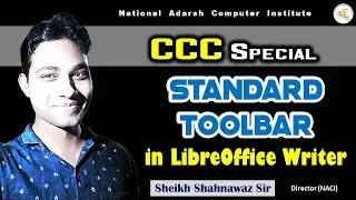 Standard Toolbar in #LibreOffice Writer | ccc exam preparation | ccc computer course
