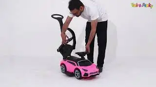 3 in 1 Manual Push Ride on Car with Parent Push Handle
