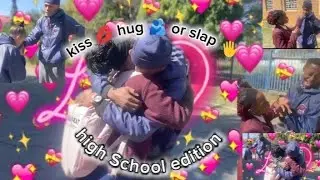 Kiss 💋 hug 🫂 or slap👋 part 1 high School edition 🔥🔥 must watch