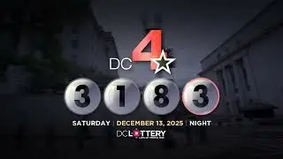 DC LOTTERY Night 12/13/2025