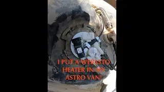 Astro Van Build Episode 3: Webasto gas heater install stock fuel tank