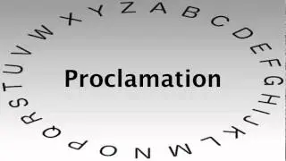 SAT Vocabulary Words and Definitions &mdash; Proclamation