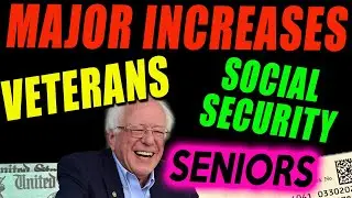 HUGE INCREASE for Social Security, Seniors, Veterans Benefits, SSI SSDI, 4th Stimulus Check Update